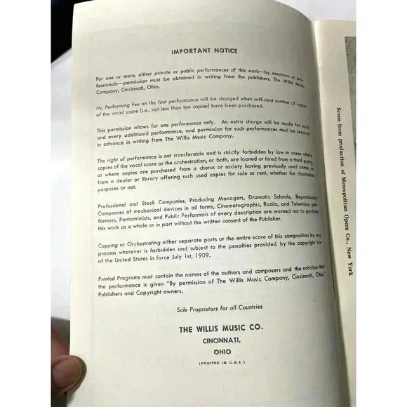 The Mikado Japanese Comic Operetta 1938 - The Willis Music Co - Picture 6 of 7